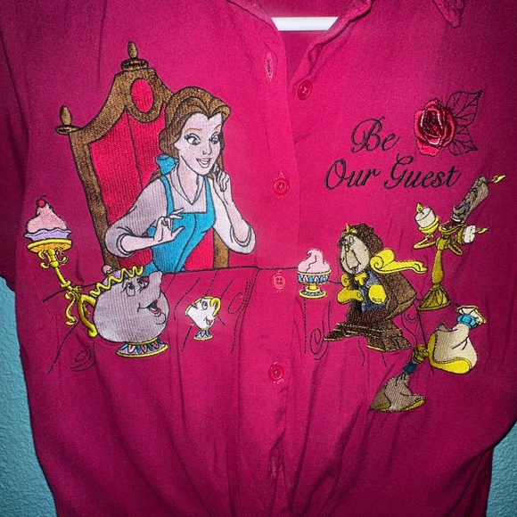 Her Universe Magenta Disney Shirt - Picture 2 of 4